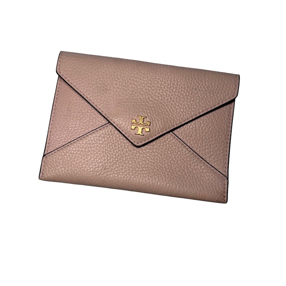 Tory Burch Blush Leather Envelope Clutch